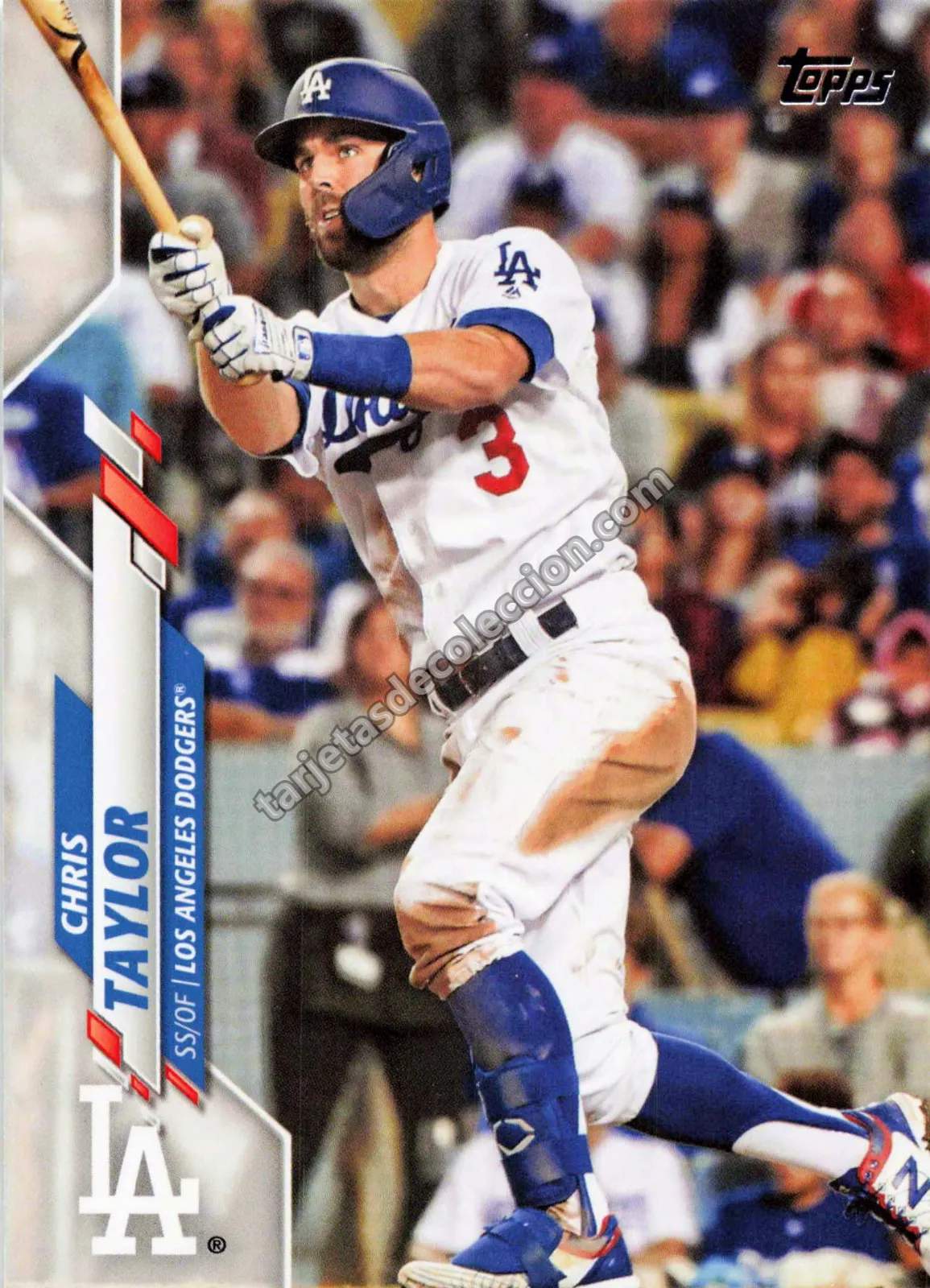 2020 Topps Series 2 Chris Taylor #416 (Los Angeles Dodgers)