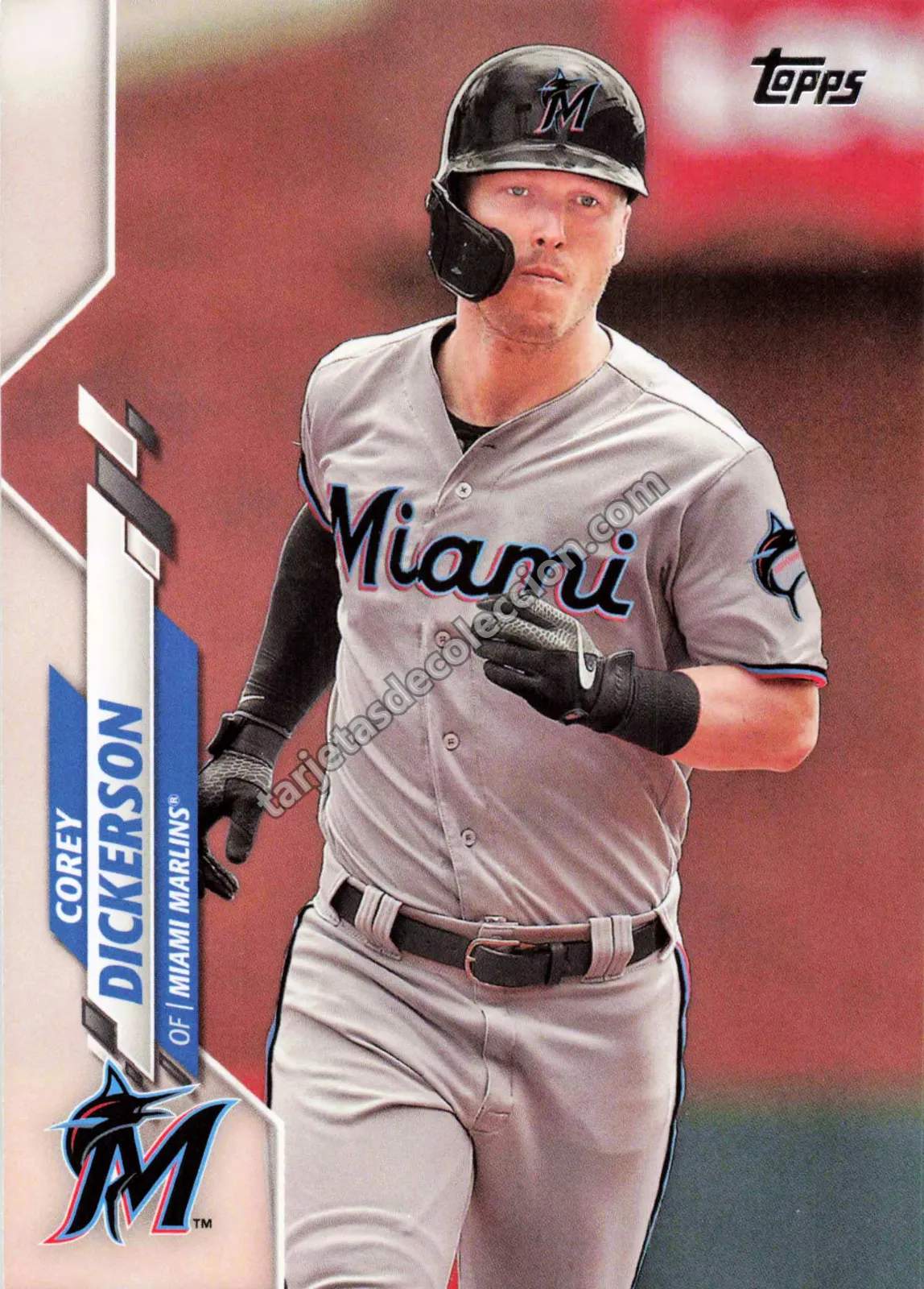 2020 Topps Series 2 Corey Dickerson #592 (Miami Marlins)