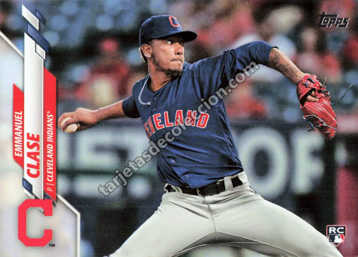 2020 Topps Series 2 Emmanuel Clase #390 (Cleveland Indians)