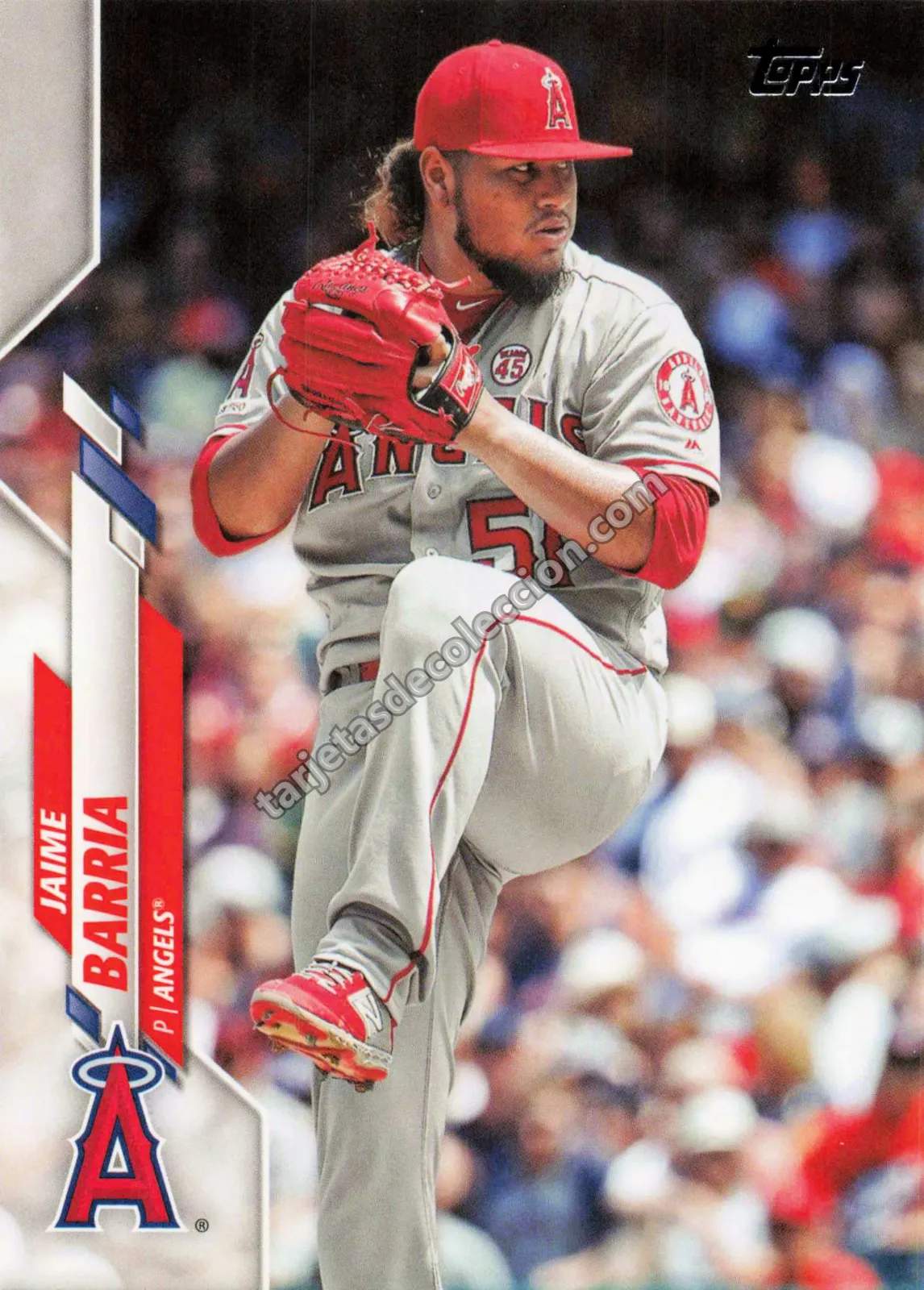 2020 Topps Series 2 Jaime Barria #428 (Los Angeles Angels)