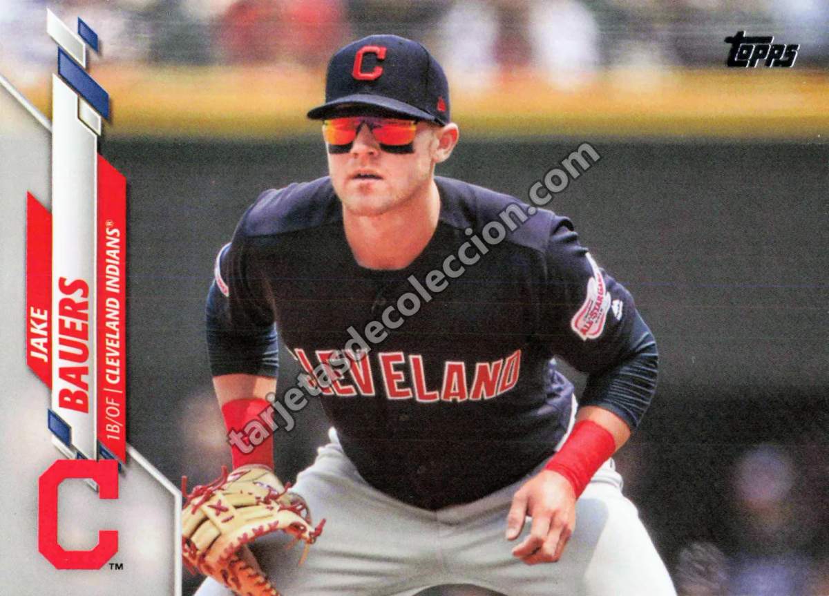 2020 Topps Series 2 Jake Bauers #636 (Cleveland Indians)