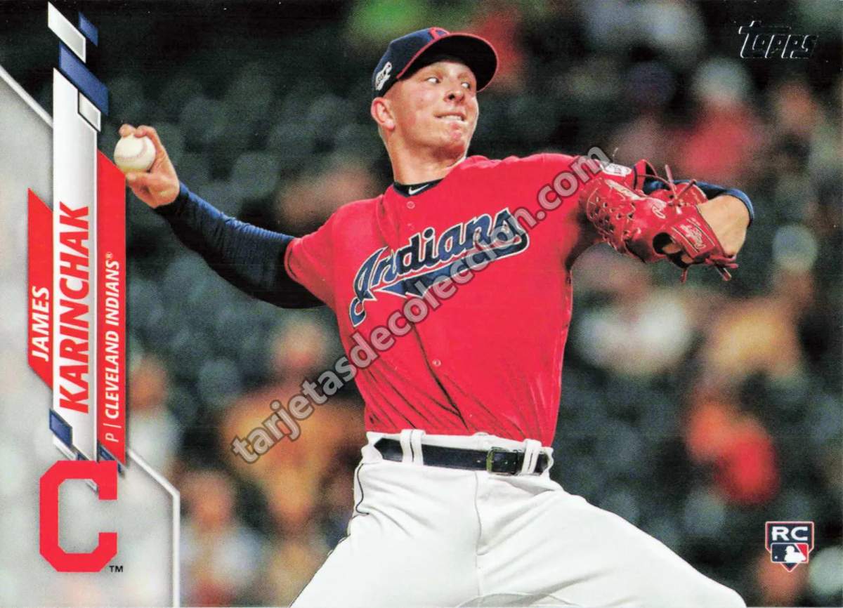 2020 Topps Series 2 James Karinchak #380 (Cleveland Indians)
