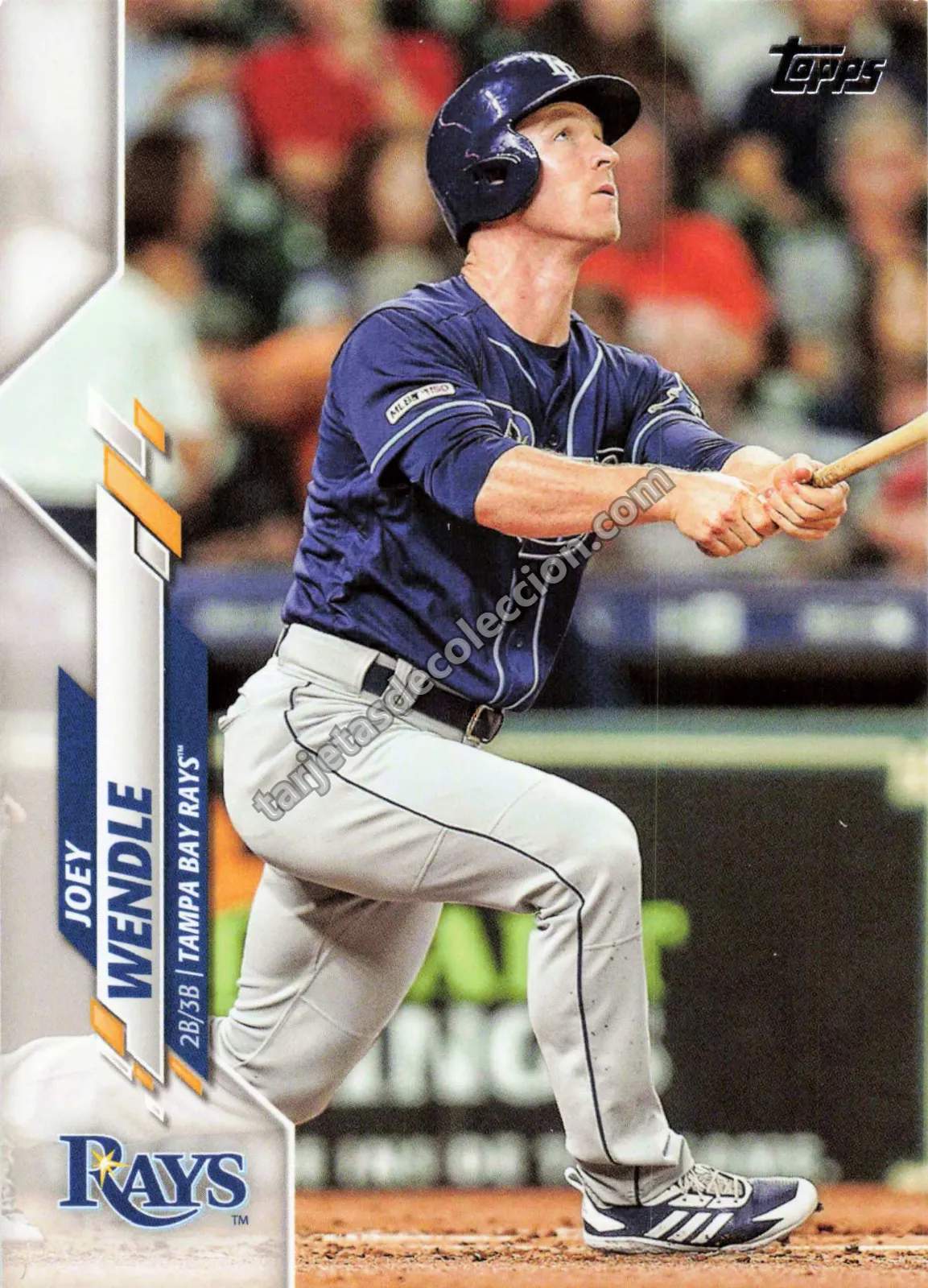 2020 Topps Series 2 Joey Wendle #618 (Tampa Bay Rays)