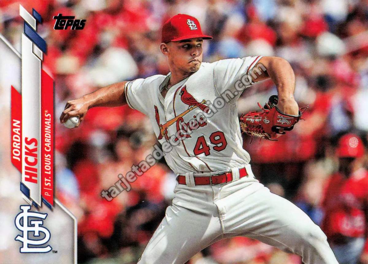 2020 Topps Series 2 Jordan Hicks #511 (St. Louis Cardinals)