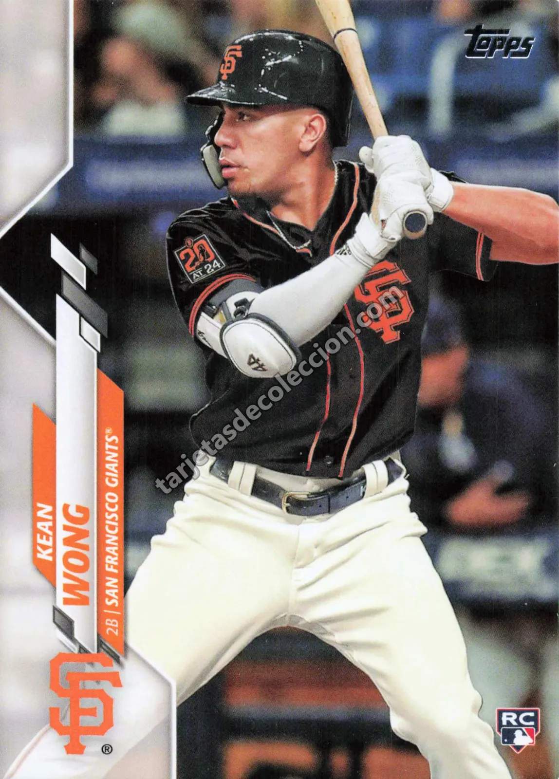 2020 Topps Series 2 Kean Wong #540 (San Francisco Giants)