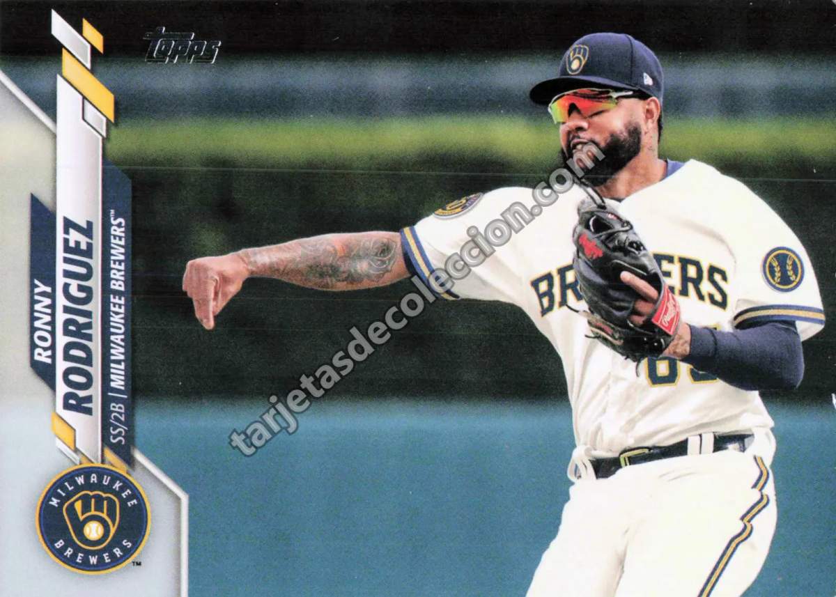 2020 Topps Series 2 Ronny Rodríguez #682 (Milwaukee Brewers)