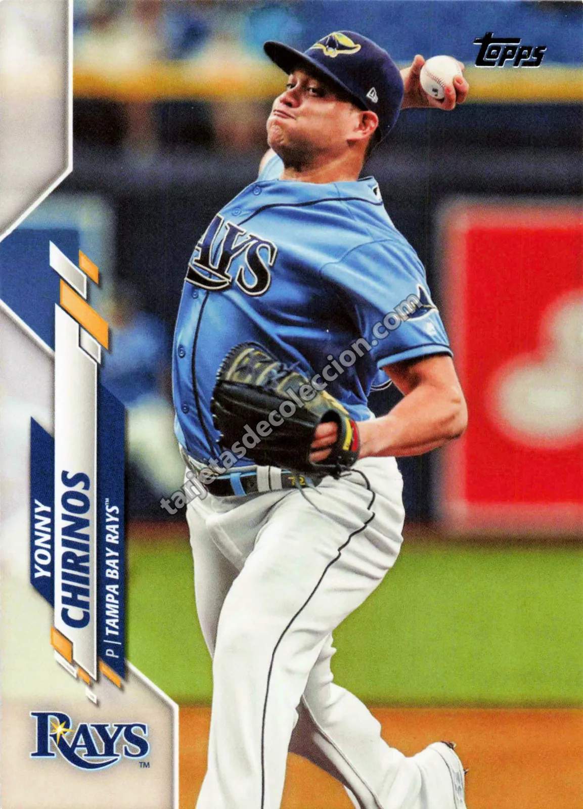 2020 Topps Series 2 Yonny Chirinos #664 (Tampa Bay Rays)