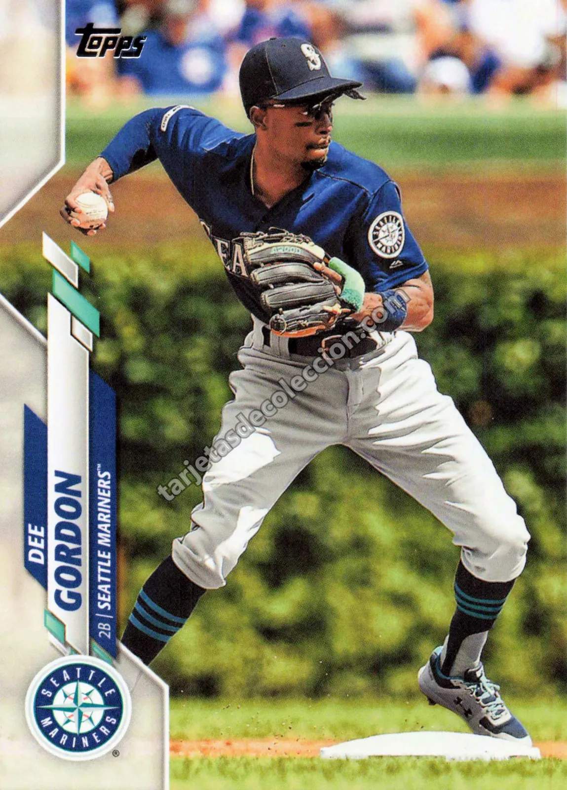 2020 Topps Series Two Dee Gordon #439 (Seattle Mariners)