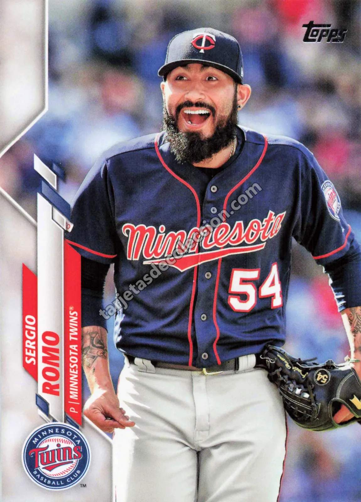 2020 Topps Series Two Sergio Romo #576 (Minnesota Twins)