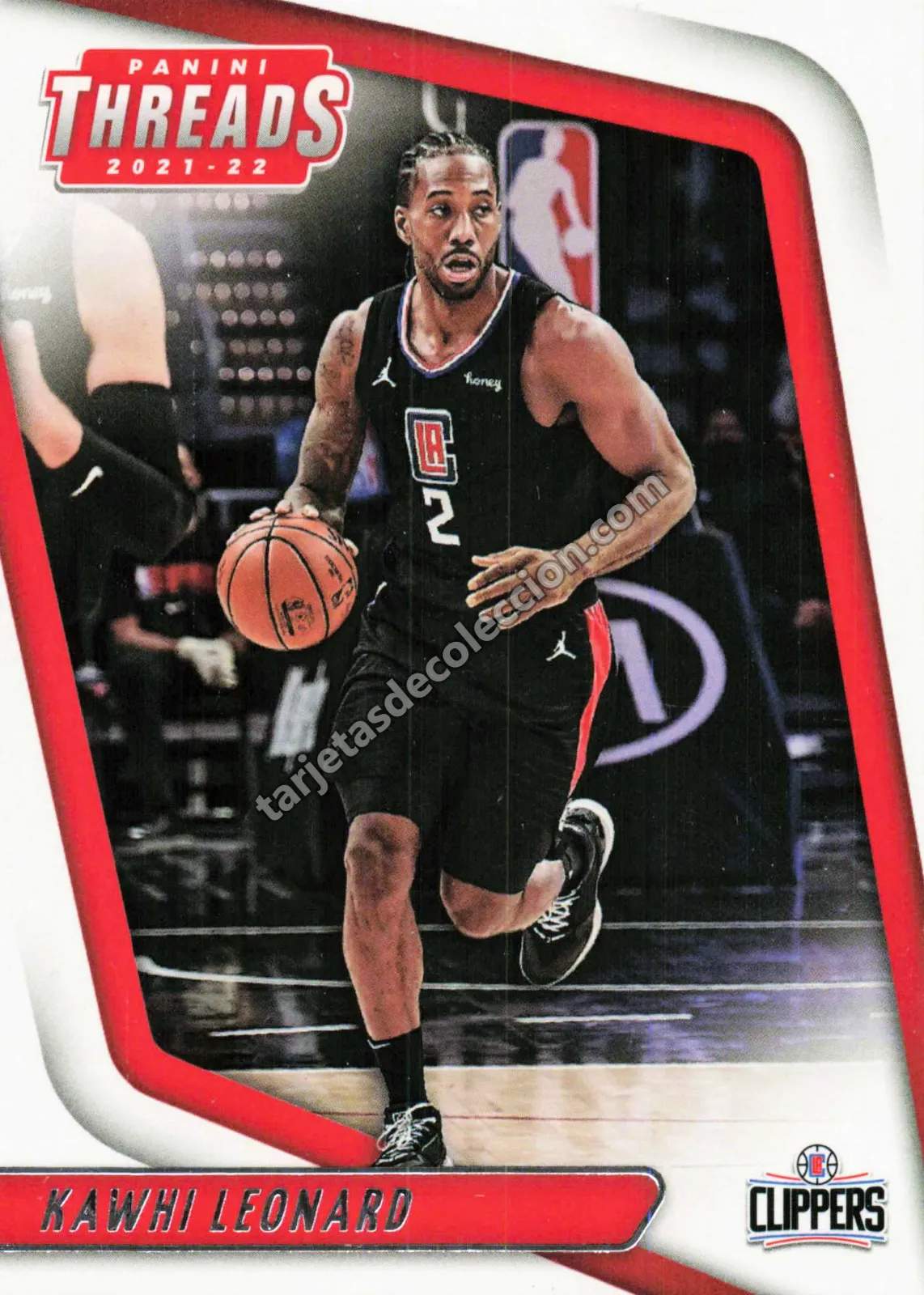2021-22 Panini Chronicles Threads Kawhi Leonard #80 (Los Angeles Clippers)