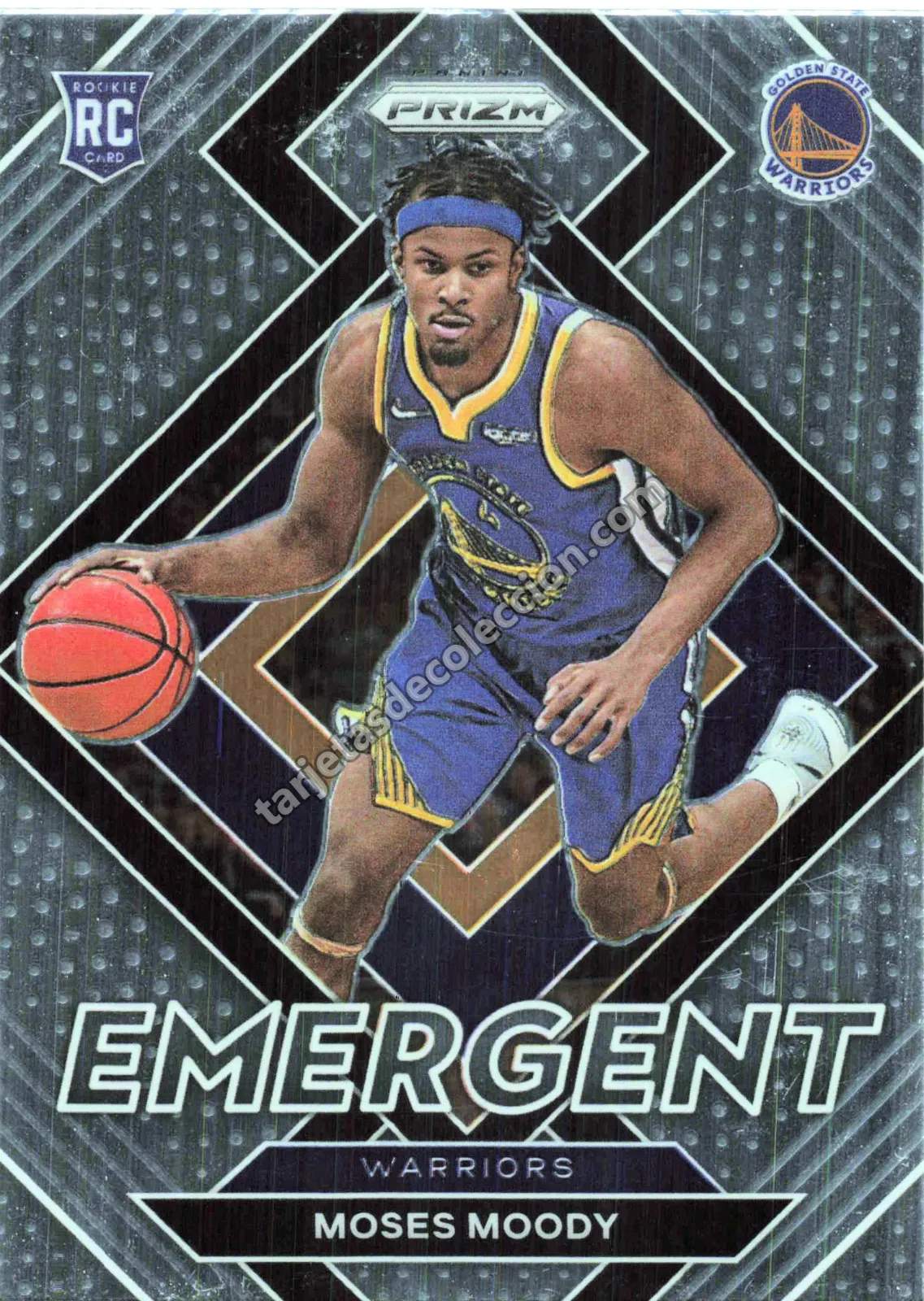 2021-22 Panini Prizm Moses Moody #16 (Golden State Warriors)