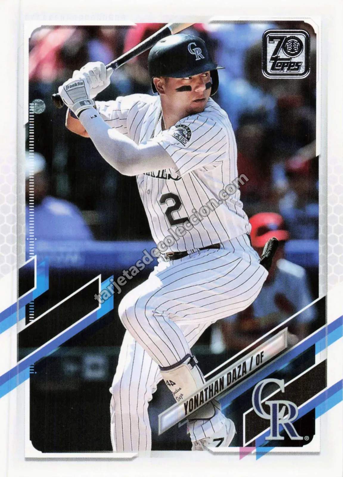2021 Topps Series One Yonathan Daza #33 (Colorado Rockies)