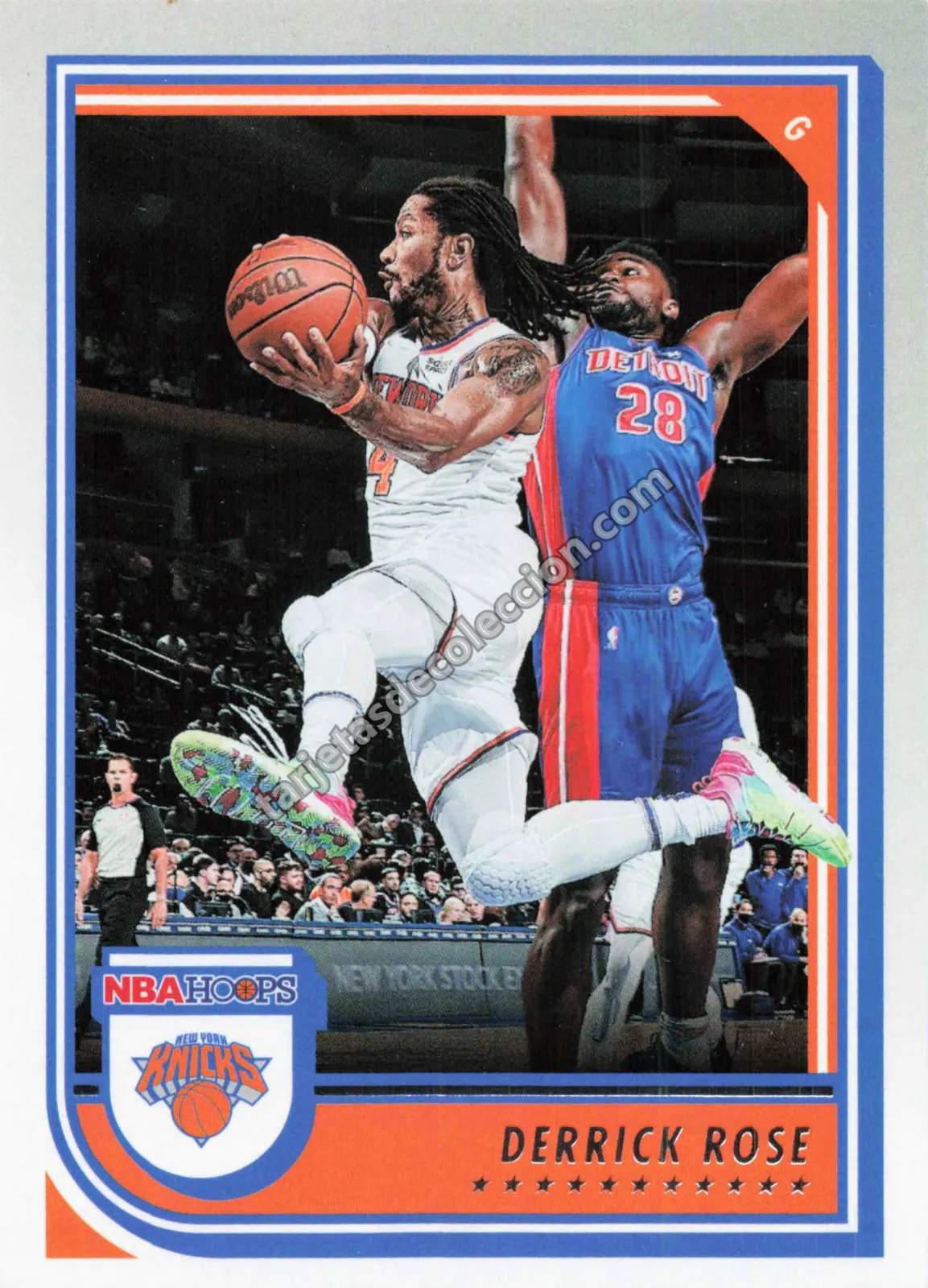 2022-23 Panini Hoops Basketball Derrick Rose #24 (New York Knicks)