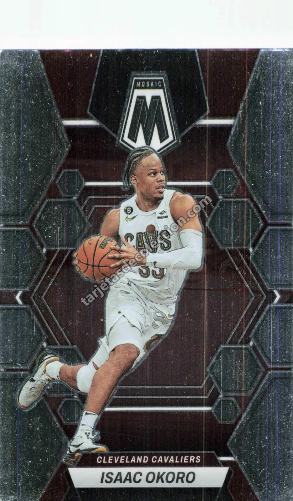 2022-23 Panini Mosaic Basketball Isaac Okoro #45 (Cleveland Cavaliers)