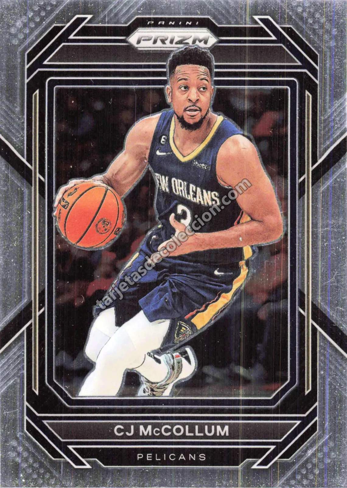 2022-23 Panini Prizm Basketball CJ McCollum #202 (New Orleans Pelicans)