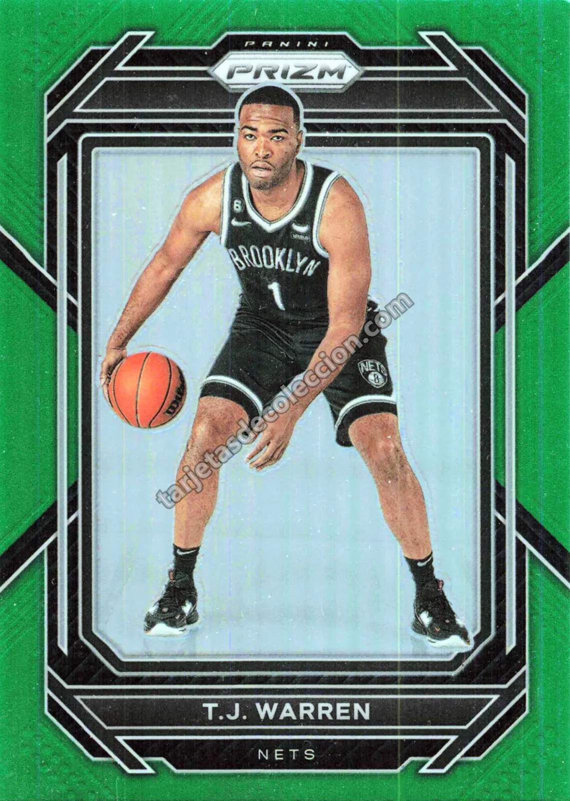 2022-23 Panini Prizm Basketball T.J. Warren #220 (Brooklyn Nets)