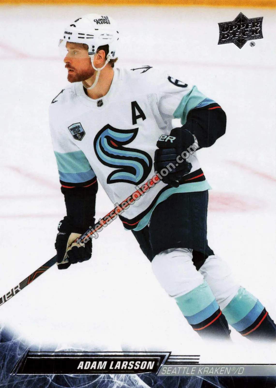 2022-23 Upper Deck Series 2 Adam Larsson #400 (Seattle Kraken)