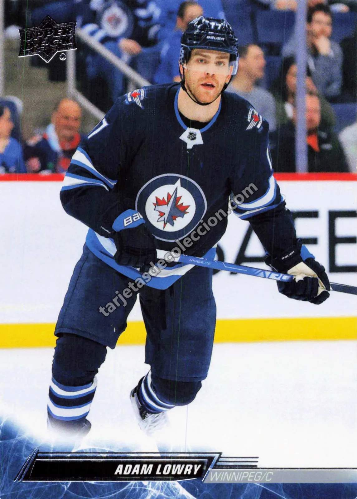 2022-23 Upper Deck Series 2 Adam Lowry #448 (Winnipeg Jets)