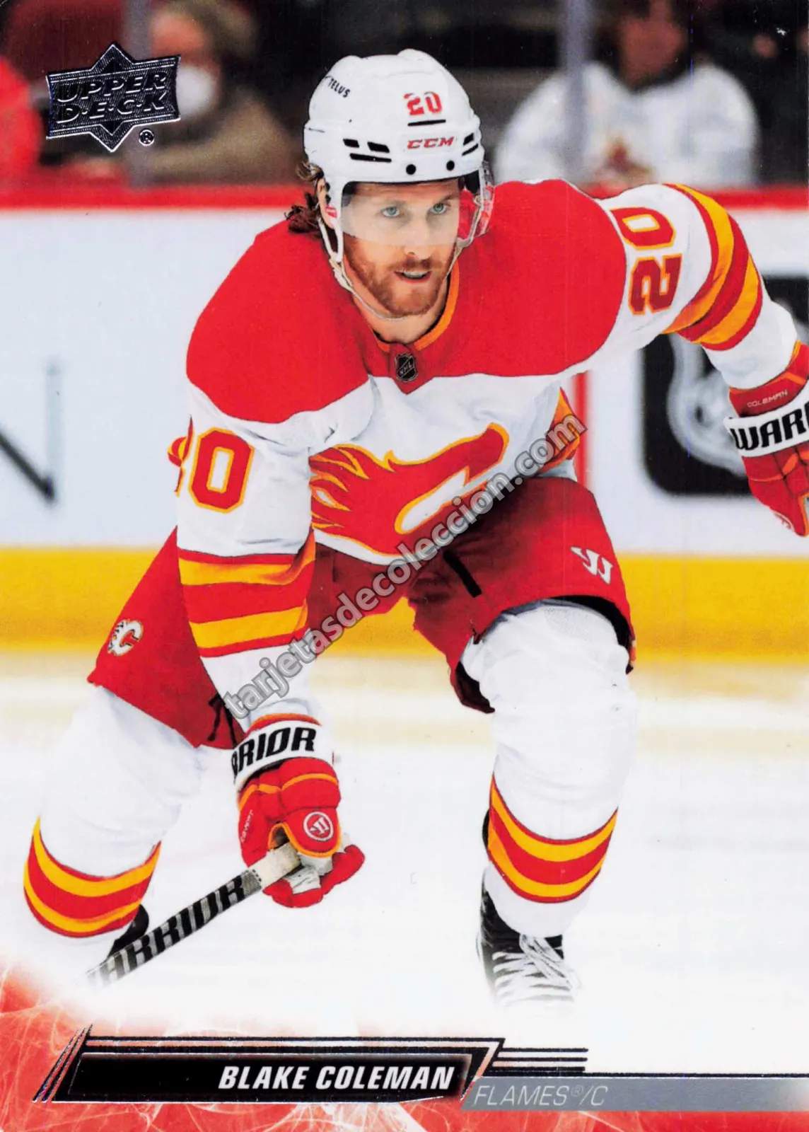 2022-23 Upper Deck Series 2 Blake Coleman #281 (Calgary Flames) (Alt)