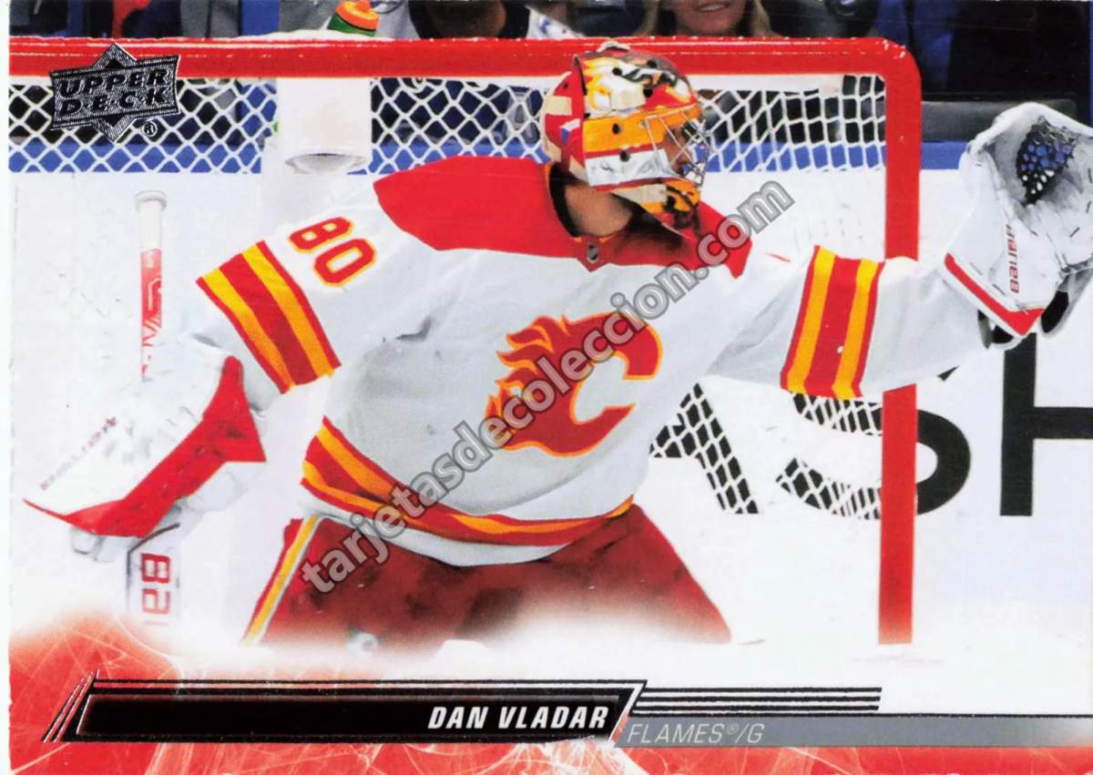 2022-23 Upper Deck Series 2 Dan Vladar #282 (Calgary Flames)