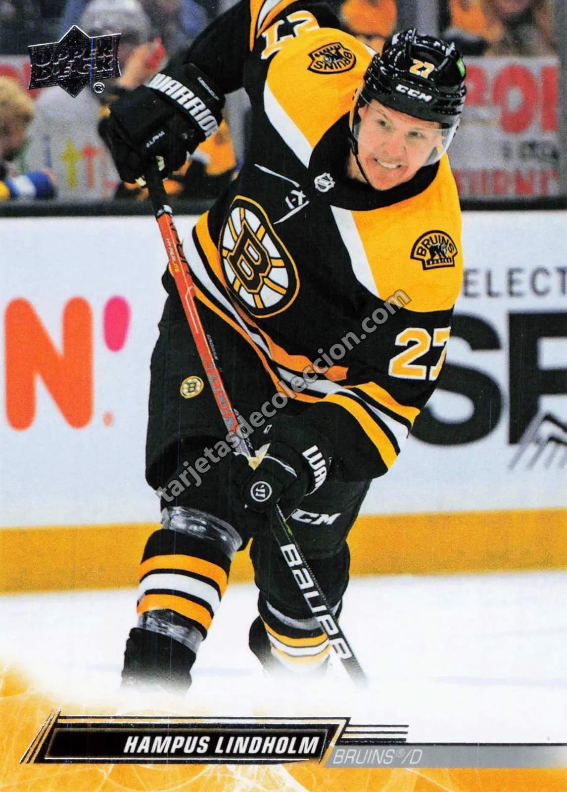 2022-23 Upper Deck Series 2 Hampus Lindholm #268 (Boston Bruins)