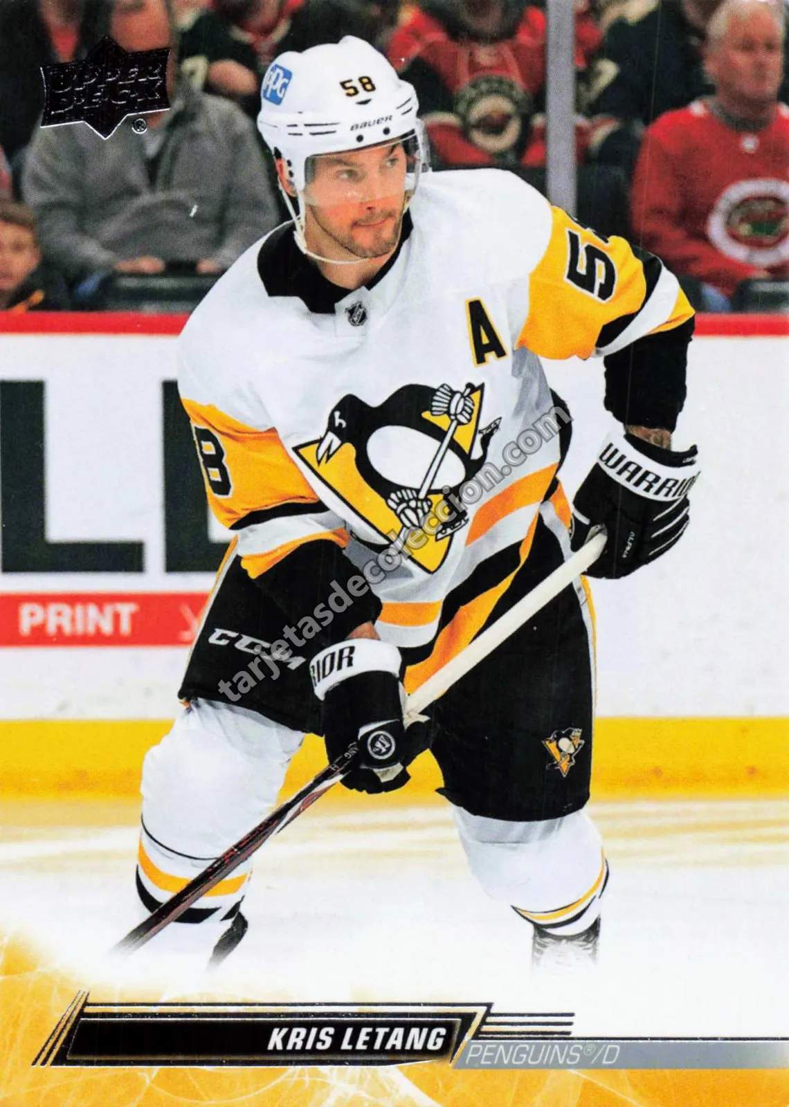 2022-23 Upper Deck Series 2 Kris Letang #388 (Pittsburgh Penguins)