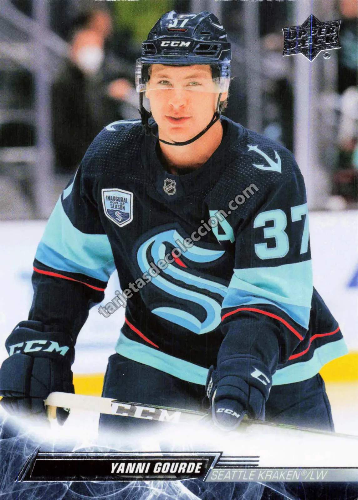 2022-23 Upper Deck Series 2 Yanni Gourde #402 (Seattle Kraken)