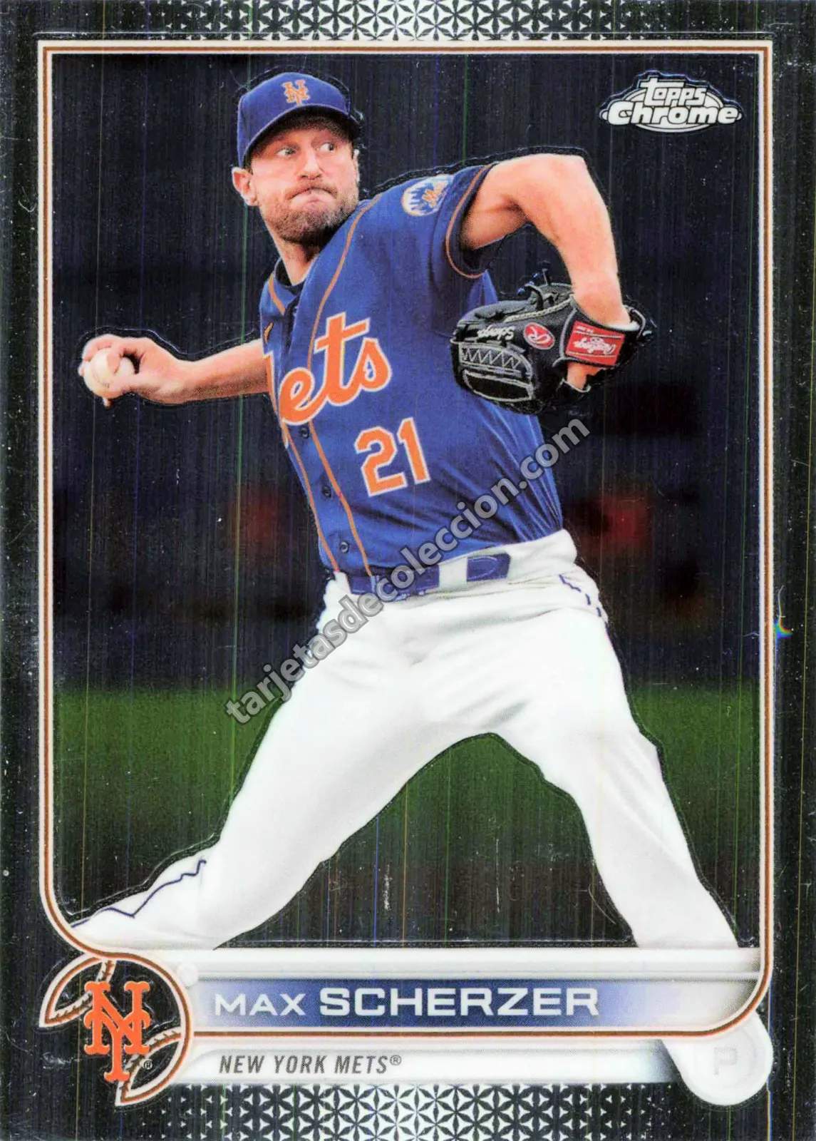 2022 Topps Chrome Max Scherzer #66 (New York Mets)