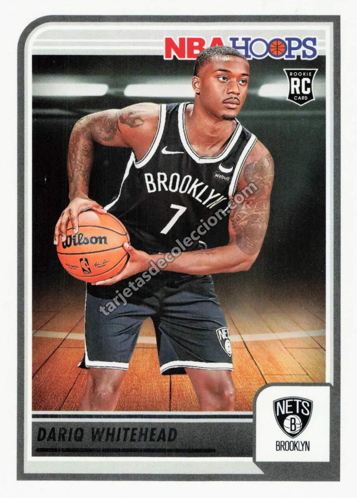 2023-24 Panini Hoops Basketball Dariq Whitehead Rookie Card #274 (Brooklyn Nets)