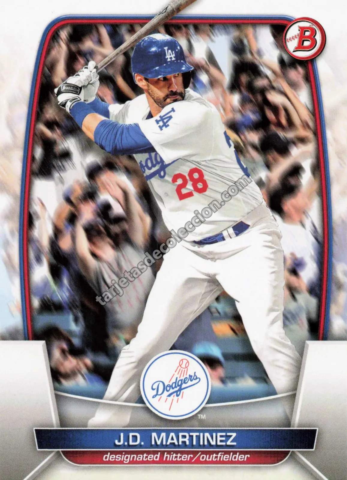 2023 Bowman J.D. Martinez #21 (Los Angeles Dodgers)