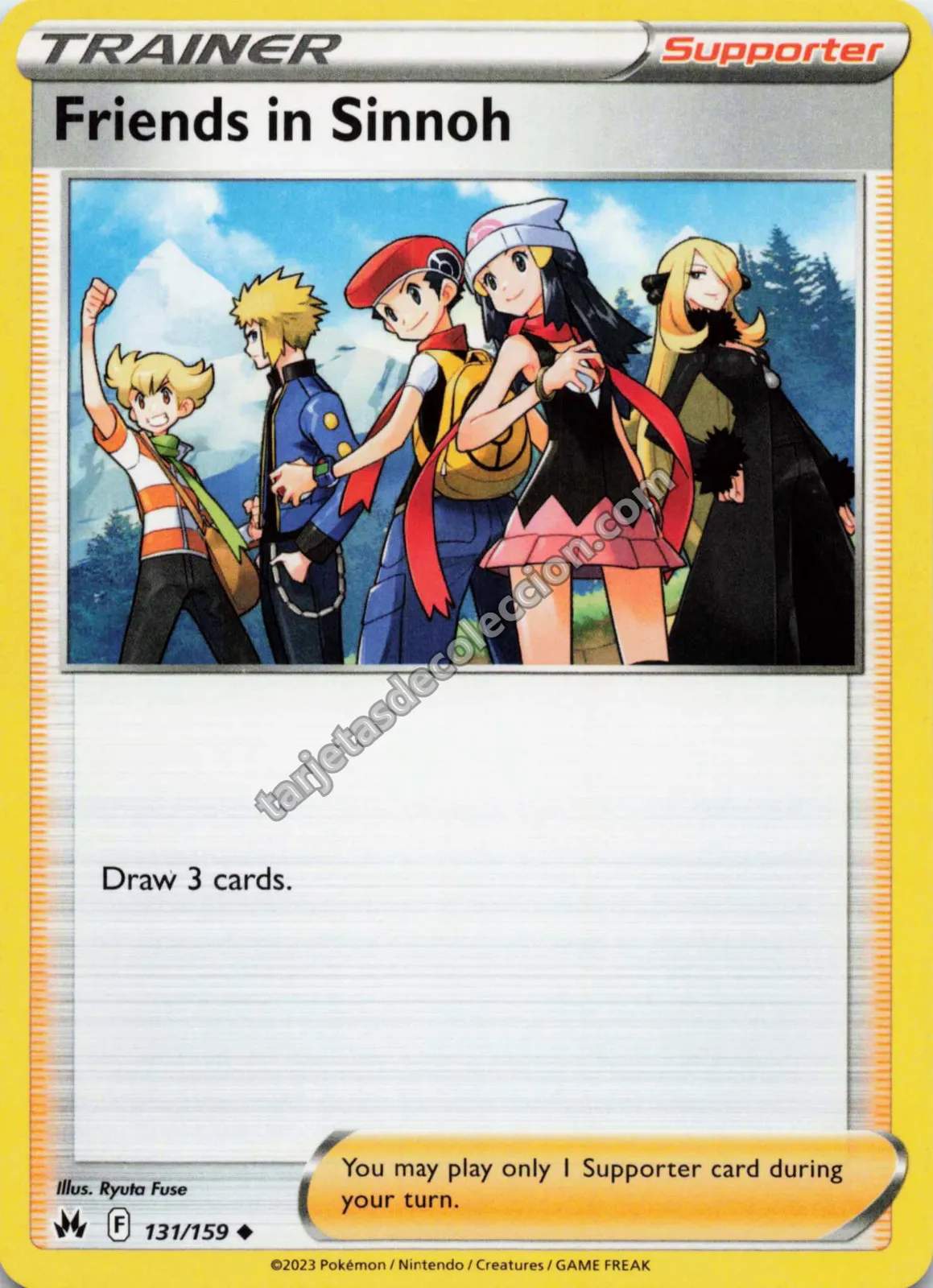 2023 Pokémon TCG Scarlet & Violet: Paldean Fates Friends in Sinnoh #131