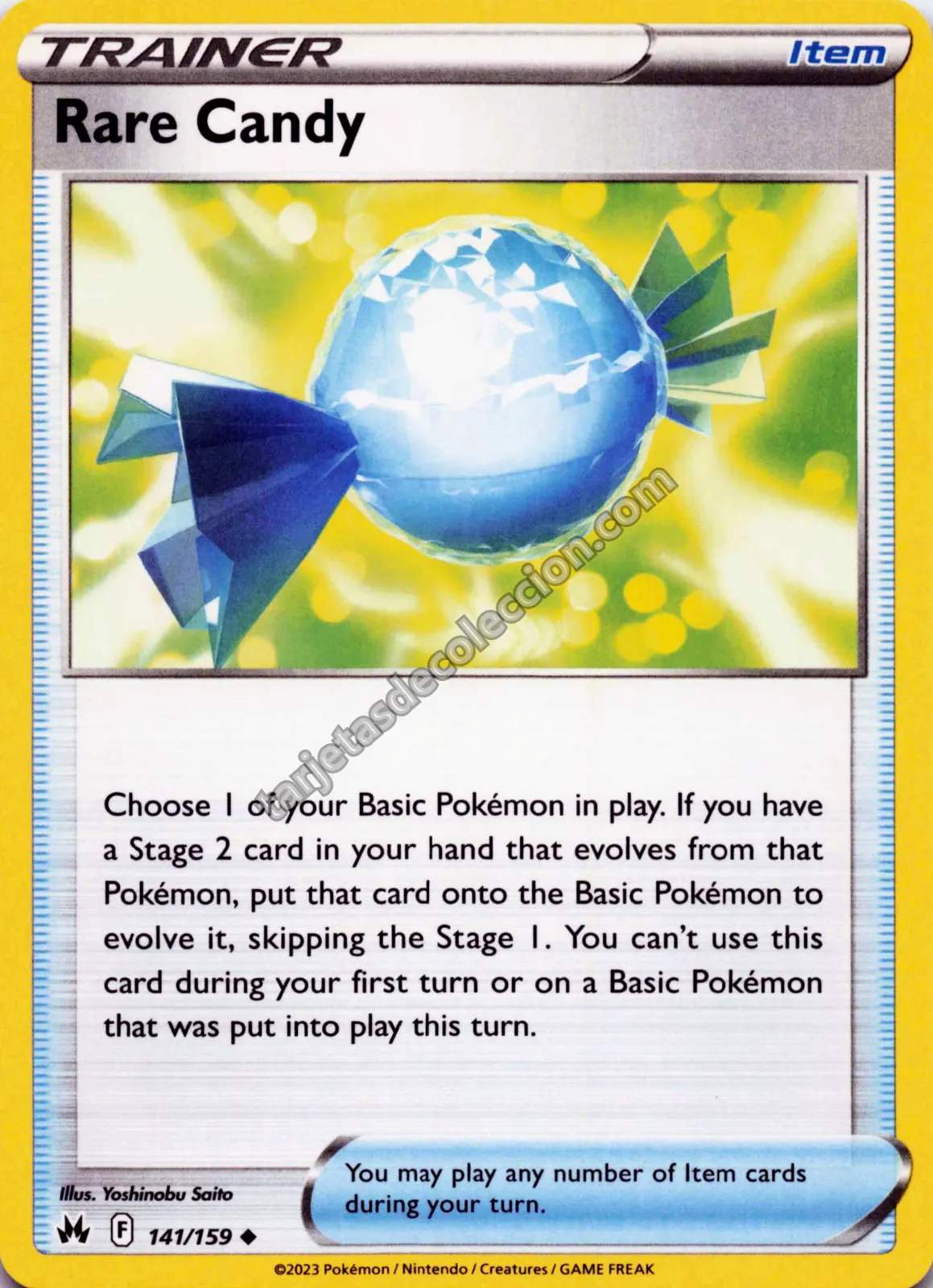 2023 Pokémon TCG Scarlet & Violet: Paldean Fates Rare Candy #141