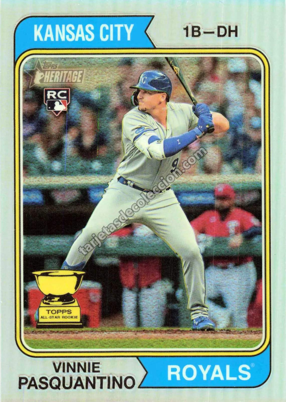 2023 Topps Heritage Vinnie Pasquantino #150 (Kansas City Royals)