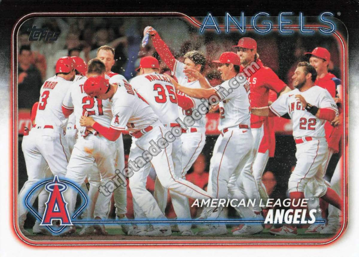 2024 Topps Series 1 Los Angeles Angels Team Card #279 (Los Angeles Angels)