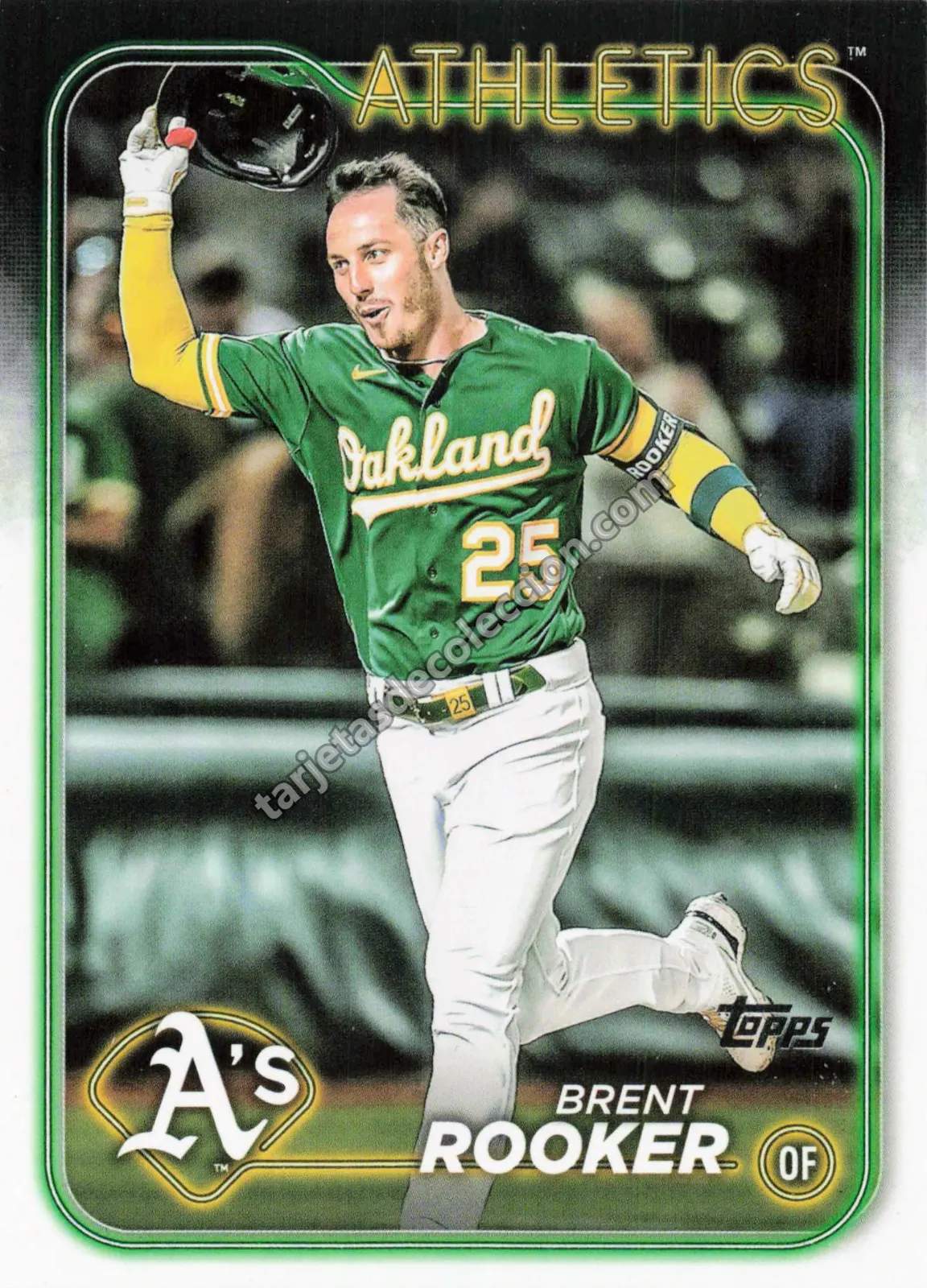 2024 Topps Series One Brent Rooker #186 (Oakland Athletics)