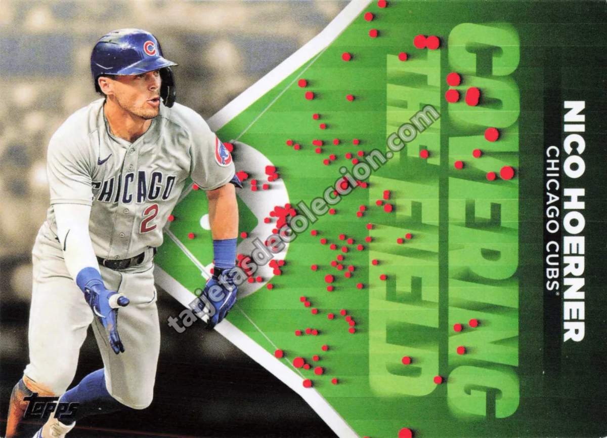 2024 Topps Series One Covering the Field Nico Hoerner #CTF-19