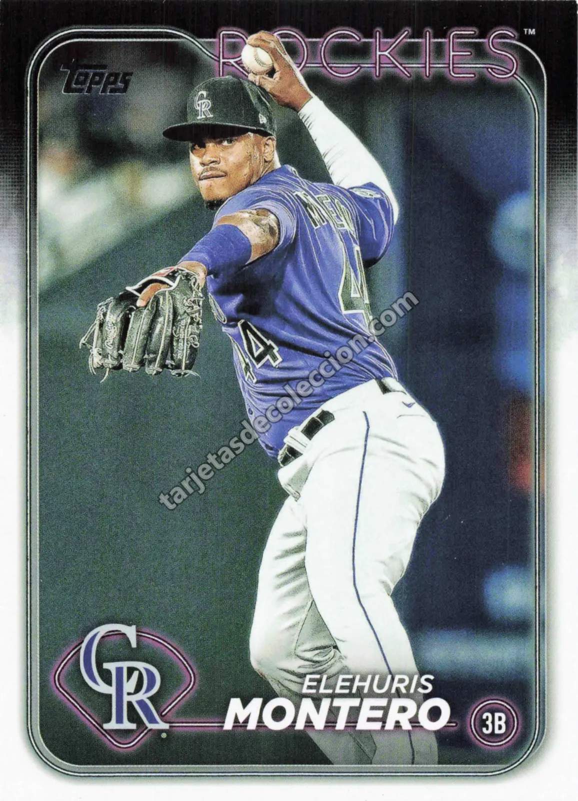 2024 Topps Series One Elehuris Montero #341 (Colorado Rockies)