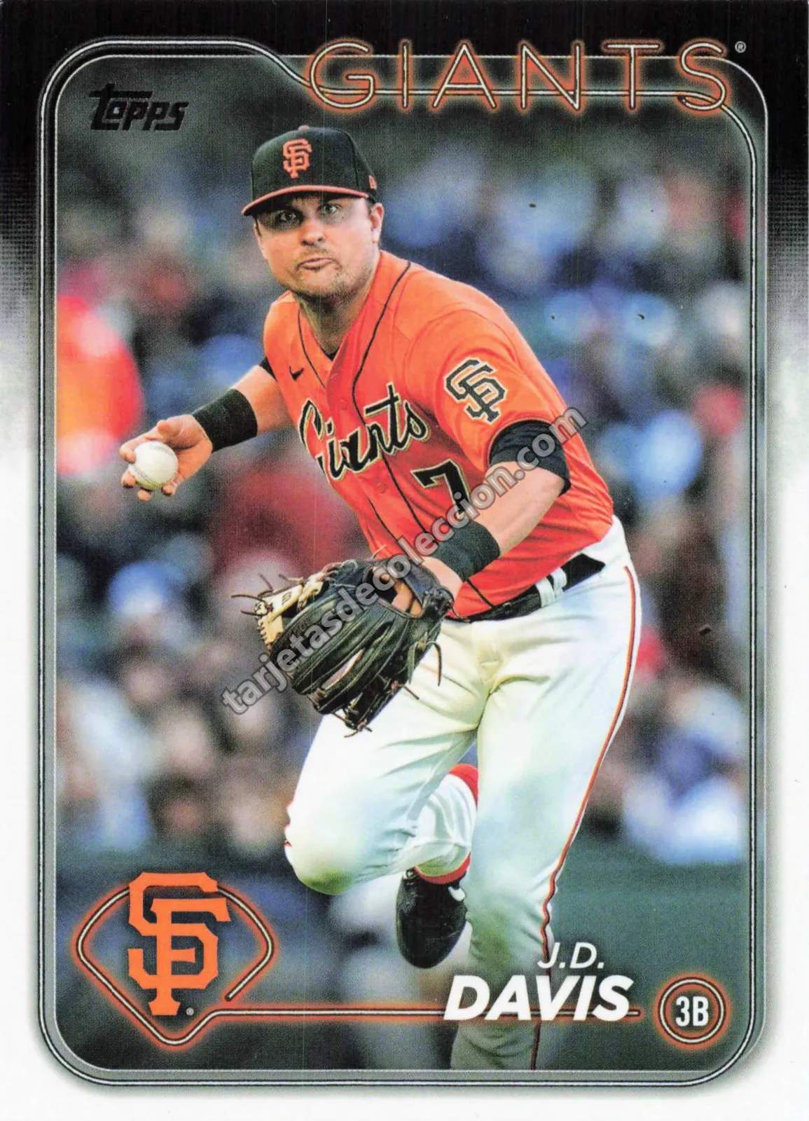 2024 Topps Series One J.D. Davis #64 (San Francisco Giants)