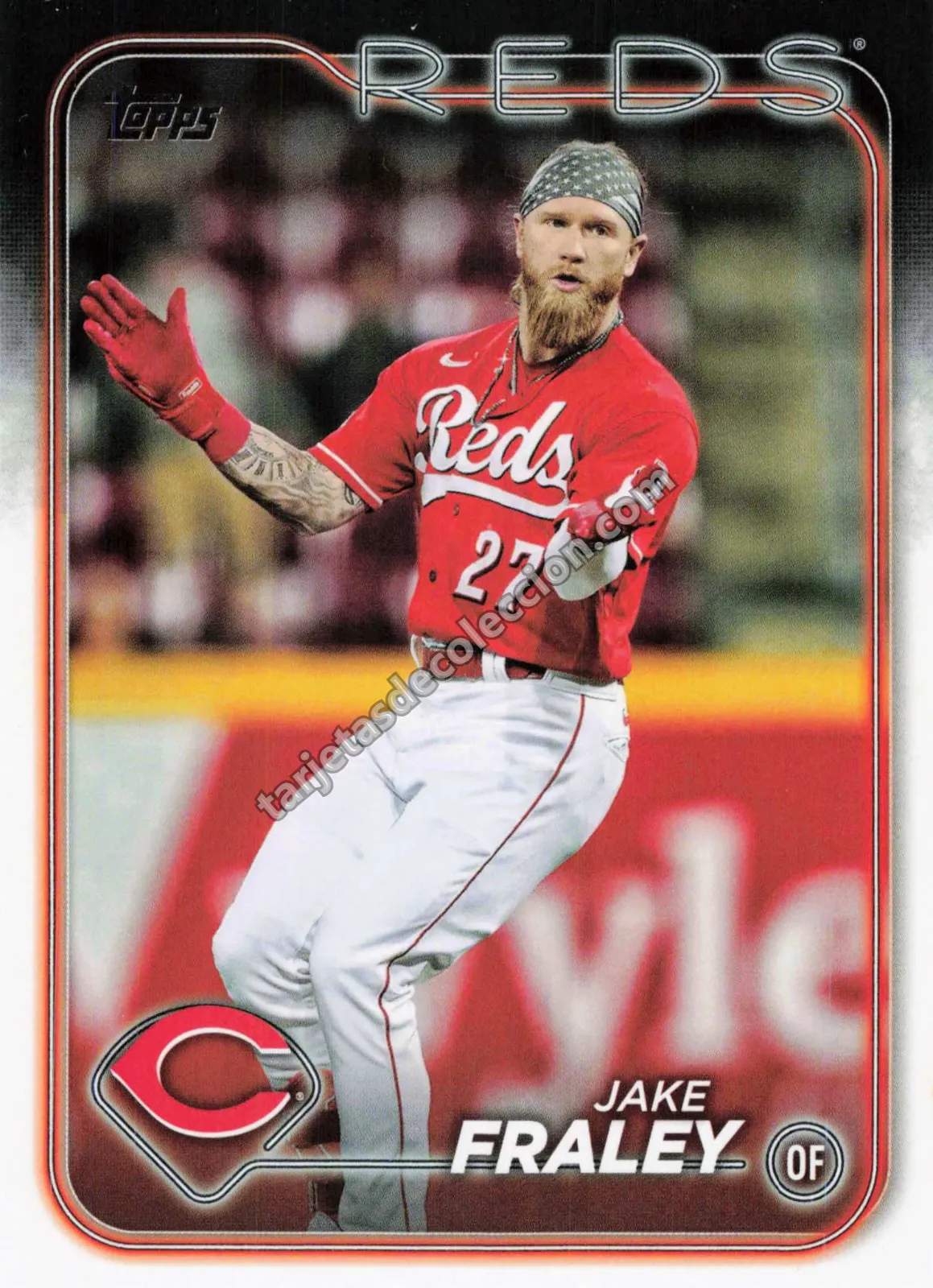 2024 Topps Series One Jake Fraley #261 (Cincinnati Reds)