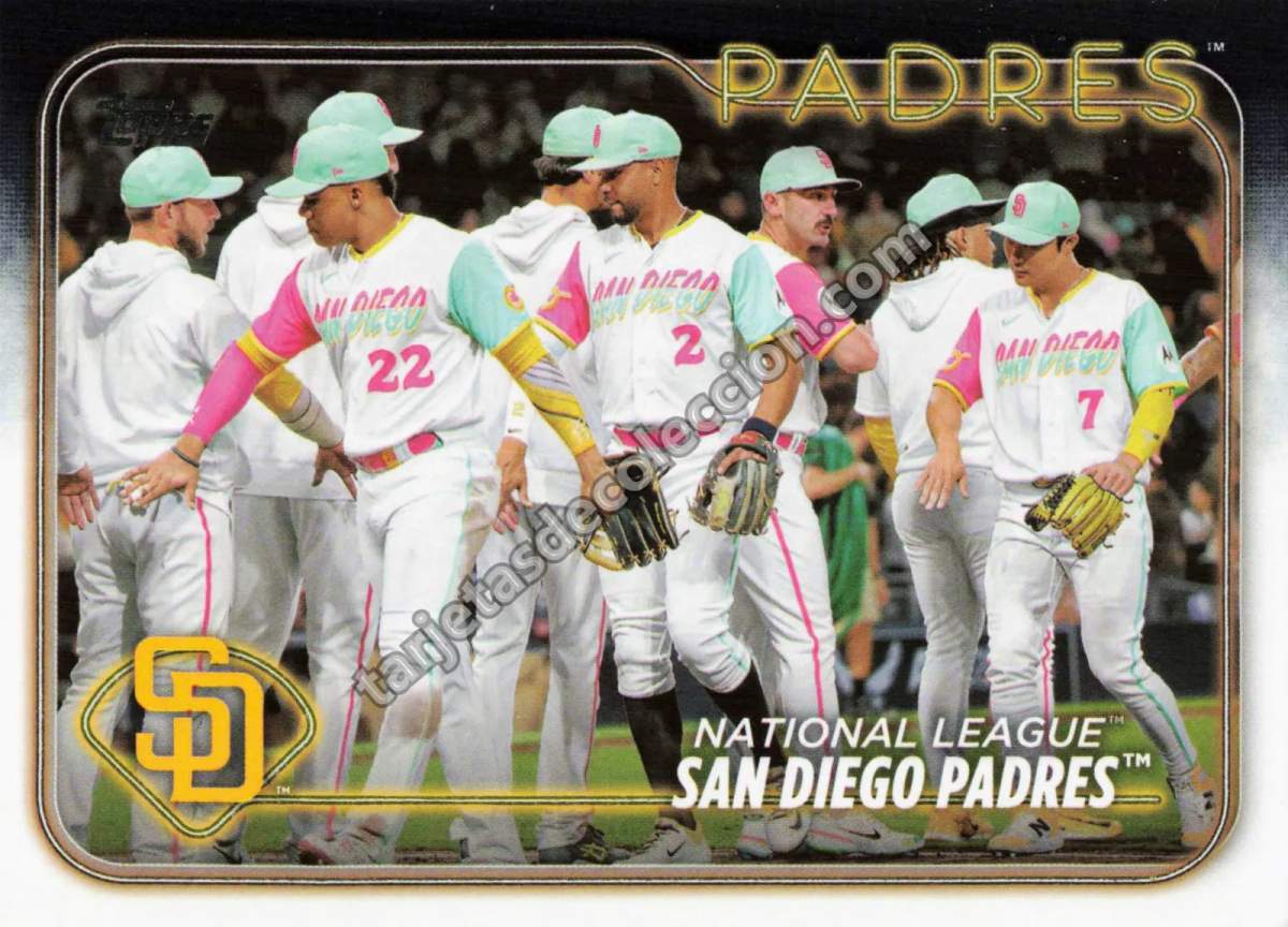 2024 Topps Series One San Diego Padres Team Card #2 (San Diego Padres)
