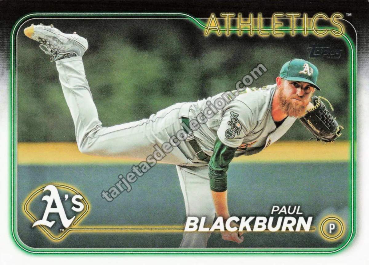 2024 Topps Series Two Paul Blackburn #647 (Oakland Athletics)