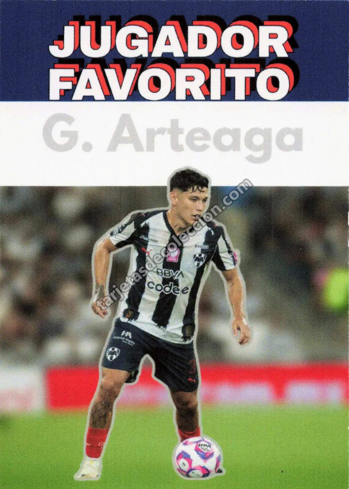 2025-26 Baru Sports CF Monterrey Gerardo D. Arteaga Zamora #096