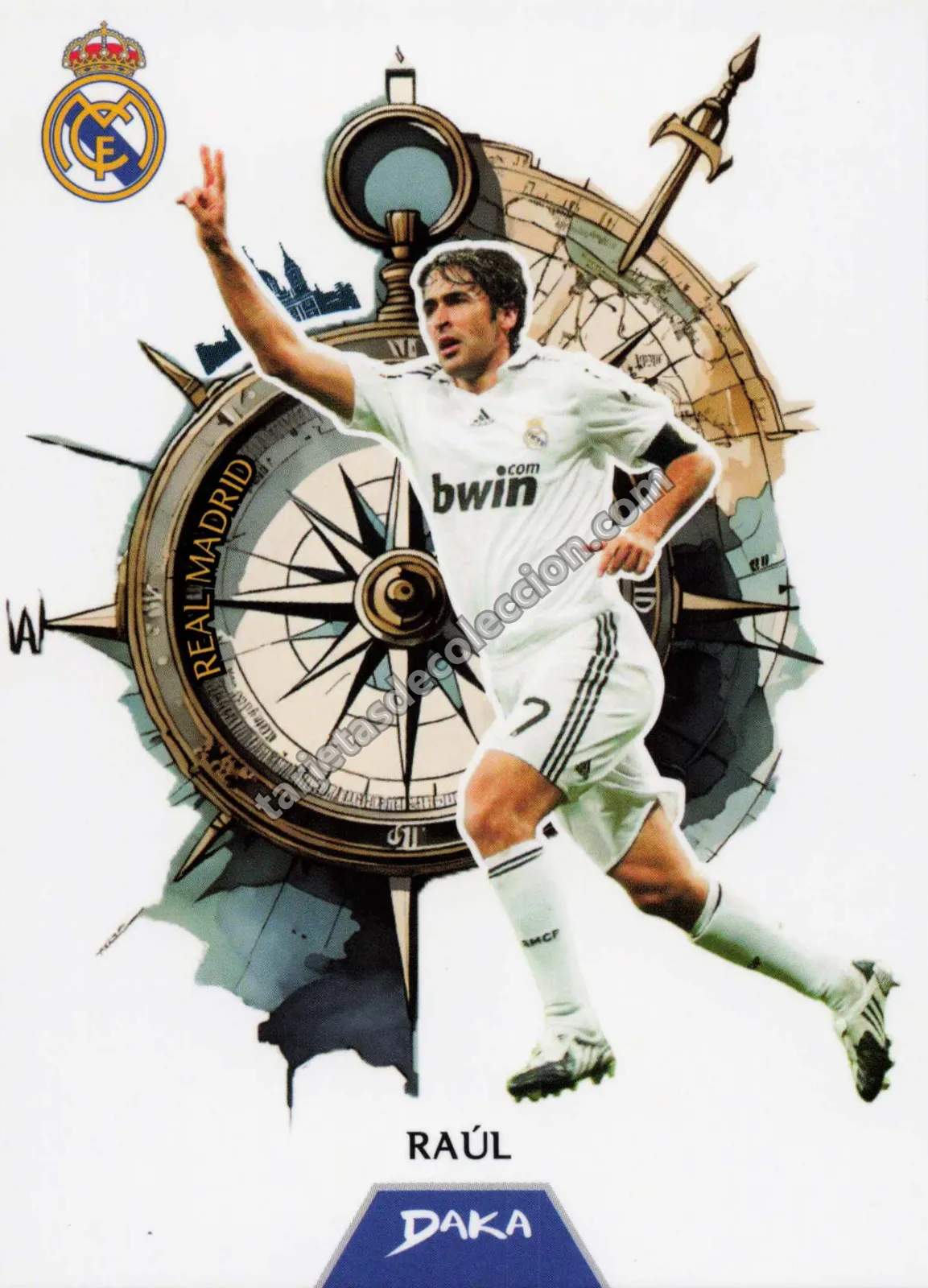 2025 Daka Real Madrid Raúl #CA-3