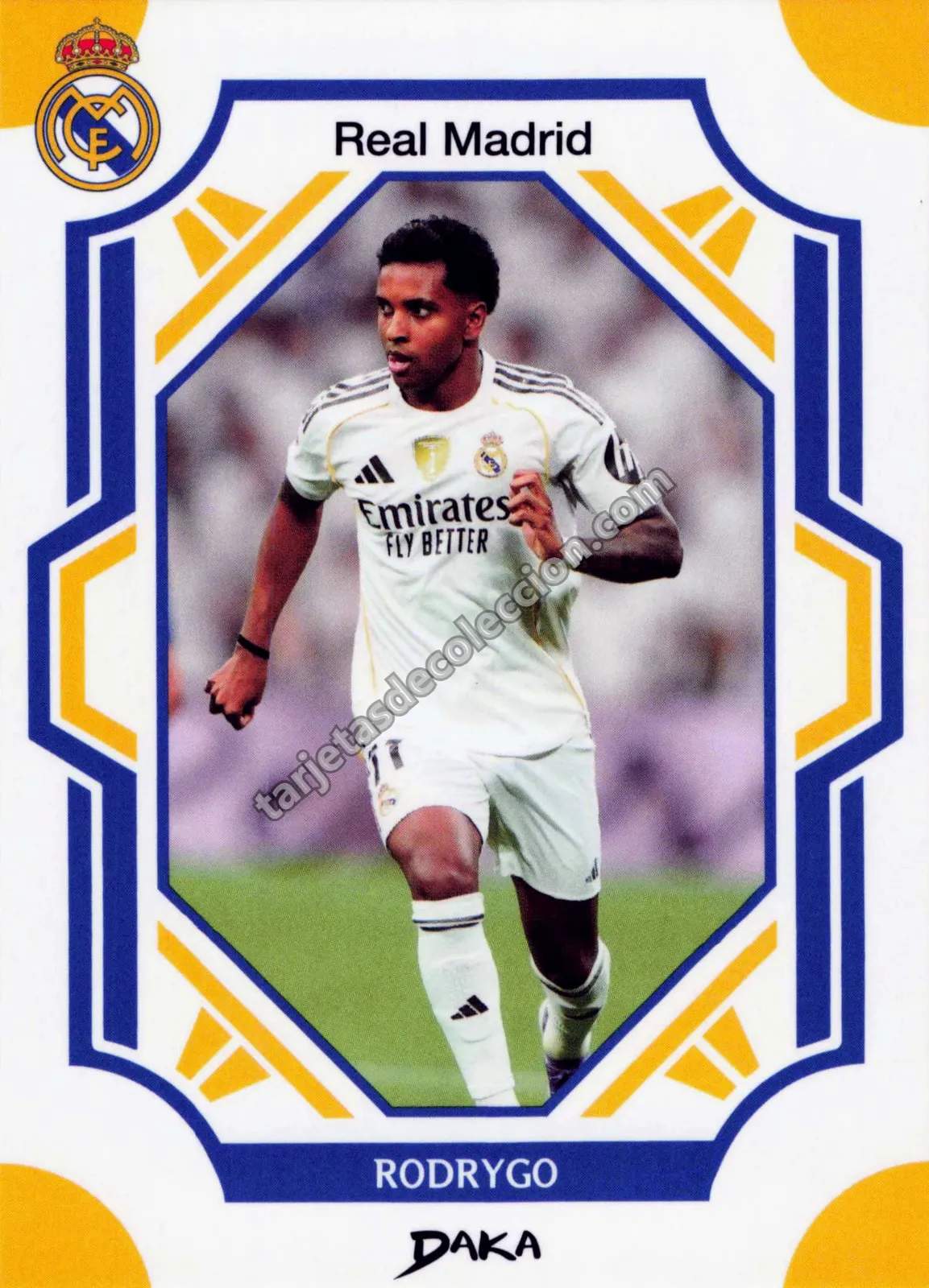 2025 DAKA Real Madrid Rodrygo #RM-5-B