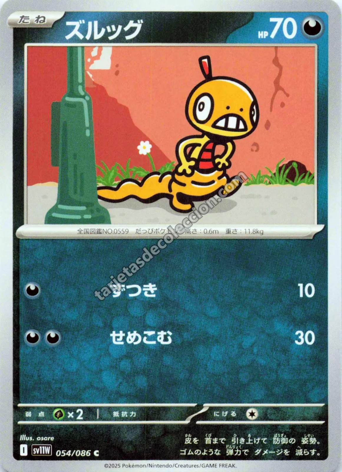 2025 Pokémon TCG Japanese White Flare Zorua #054
