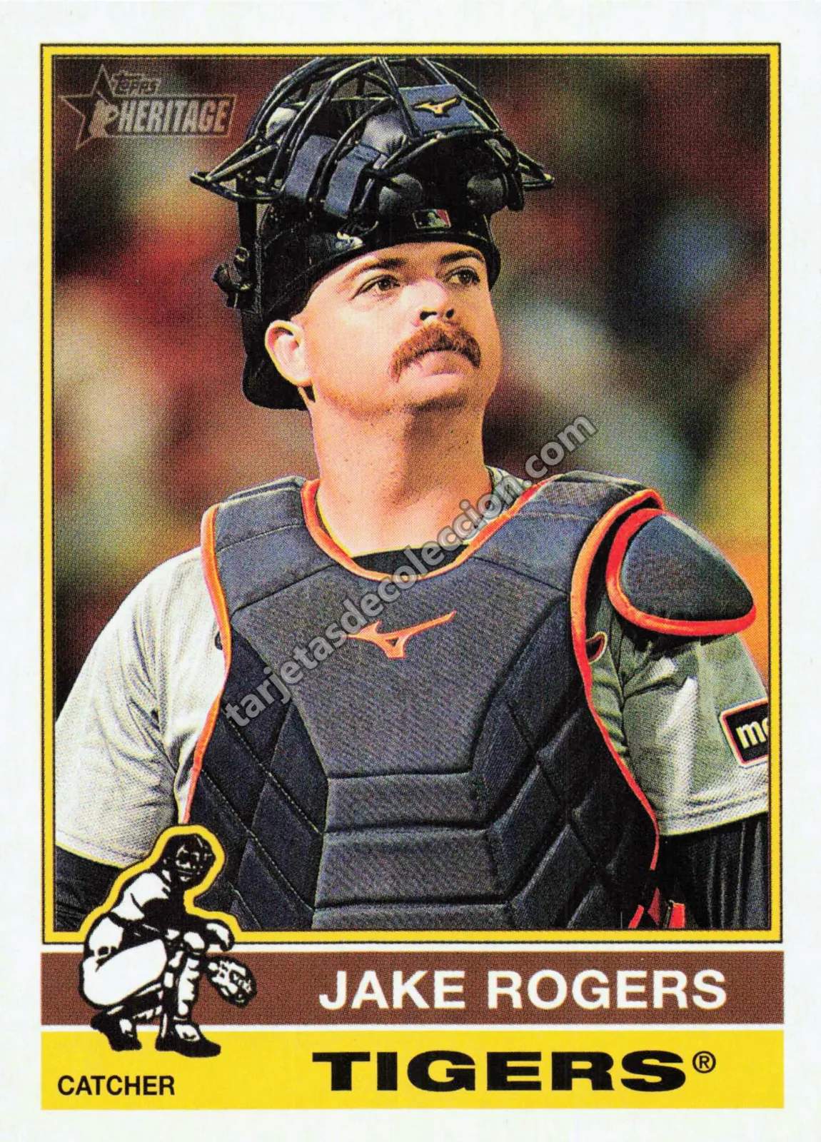 2025 Topps Heritage Jake Rogers #151 (Detroit Tigers)