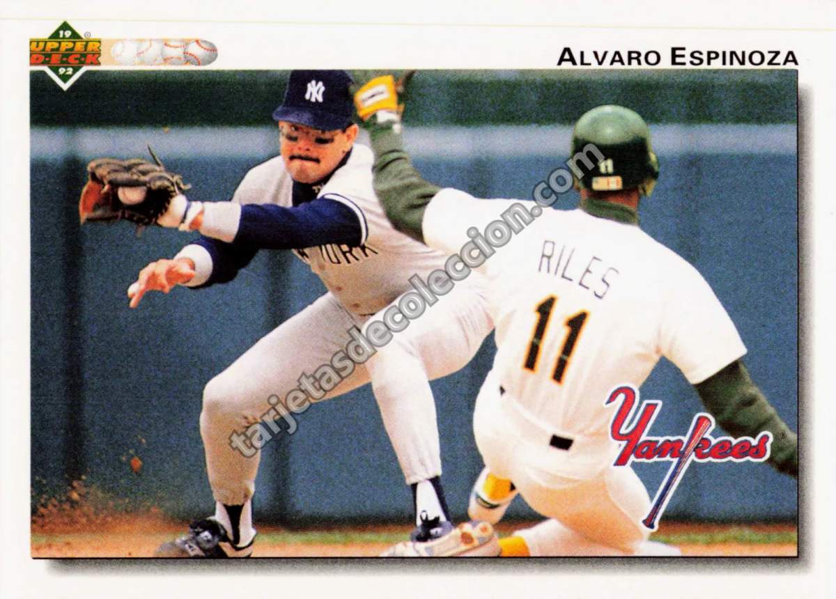 Alvaro Espinoza - Upper Deck 1992 #119