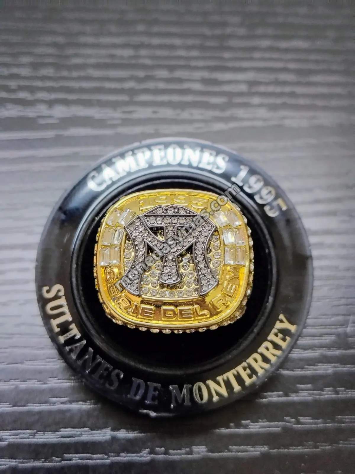 Anillo de Campeonato 1995 Sultanes de Monterrey - Miguel Flores