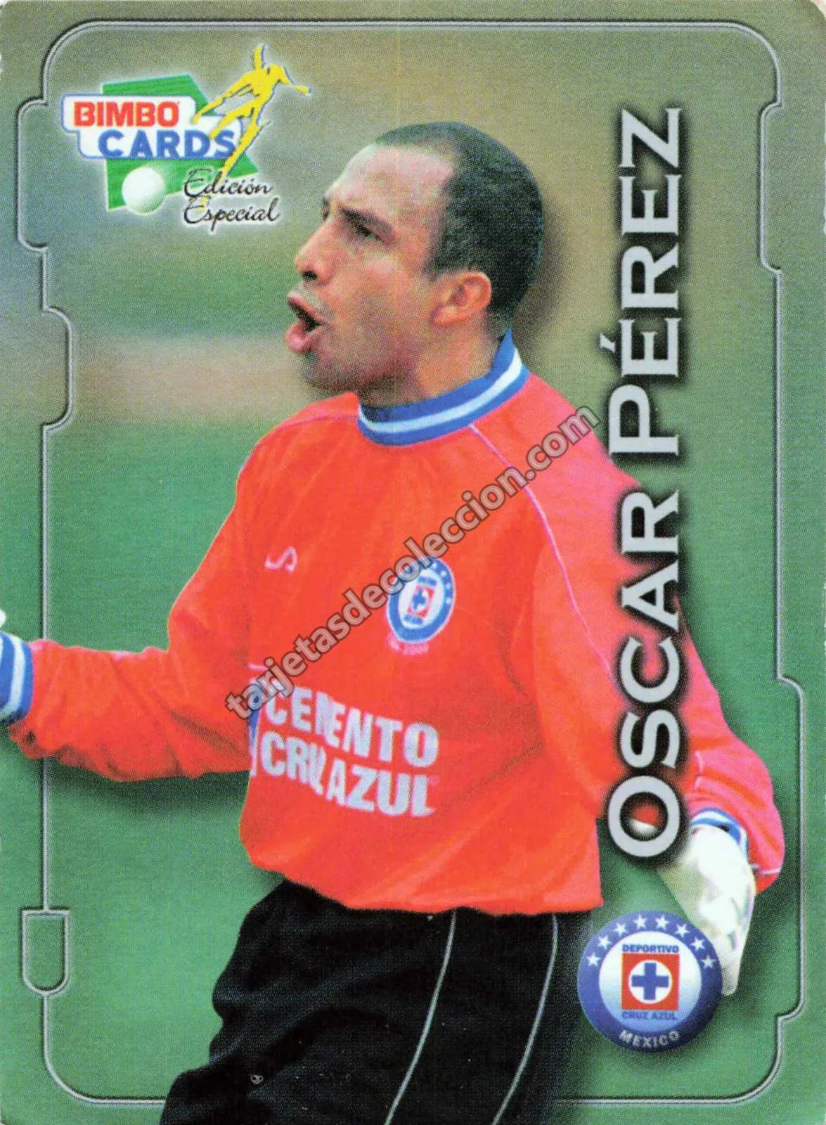 Bimbo Cards Edición Especial - Oscar Pérez (Cruz Azul)