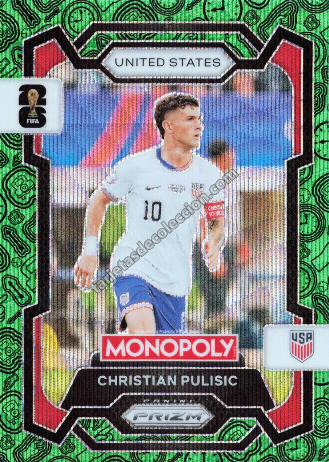 Christian Pulisic Panini Prizm Monopoly #47